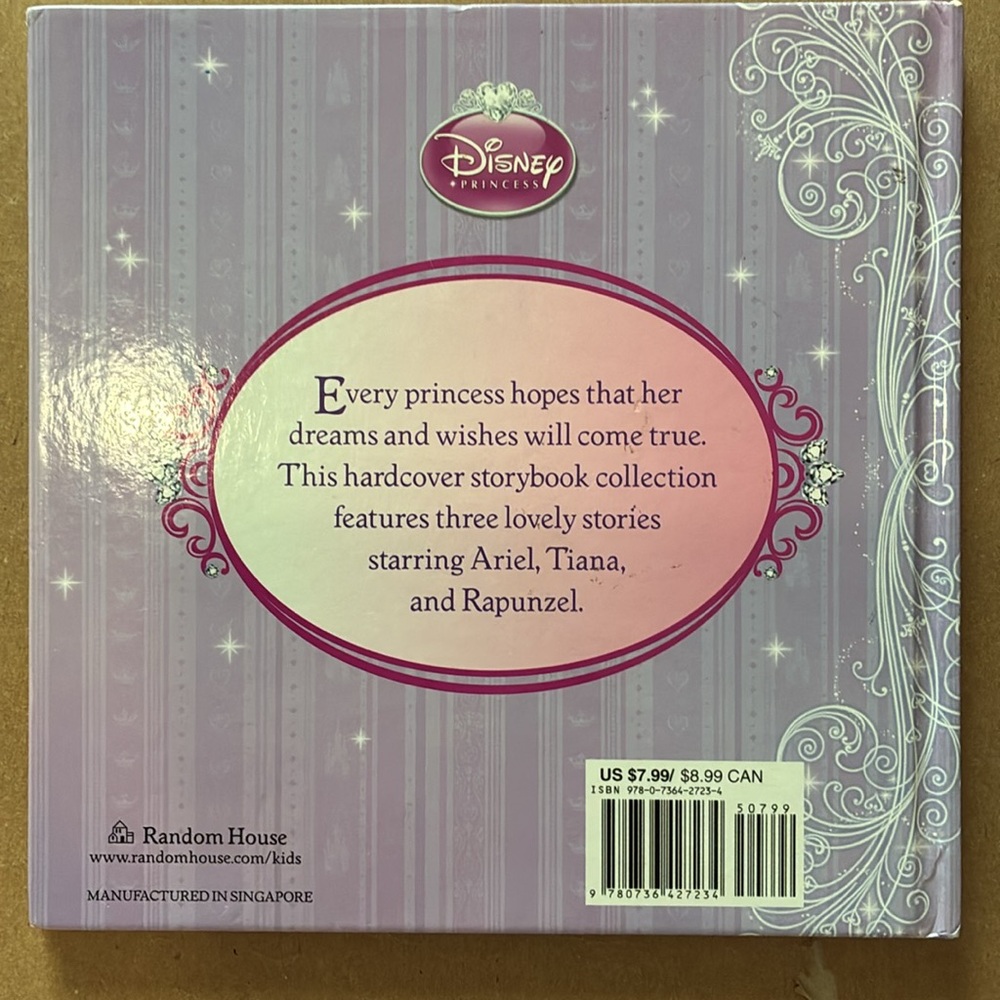 Set of three Disney princess books 1 hardcover 2 paperback - Picture 7 of 16